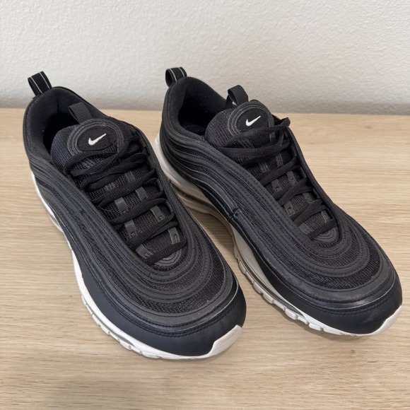 NIKE AIR MAX 97 Women's  BLACK-WHITE Size 7.5 [921826-001] 2018 - Picture 10 of 12